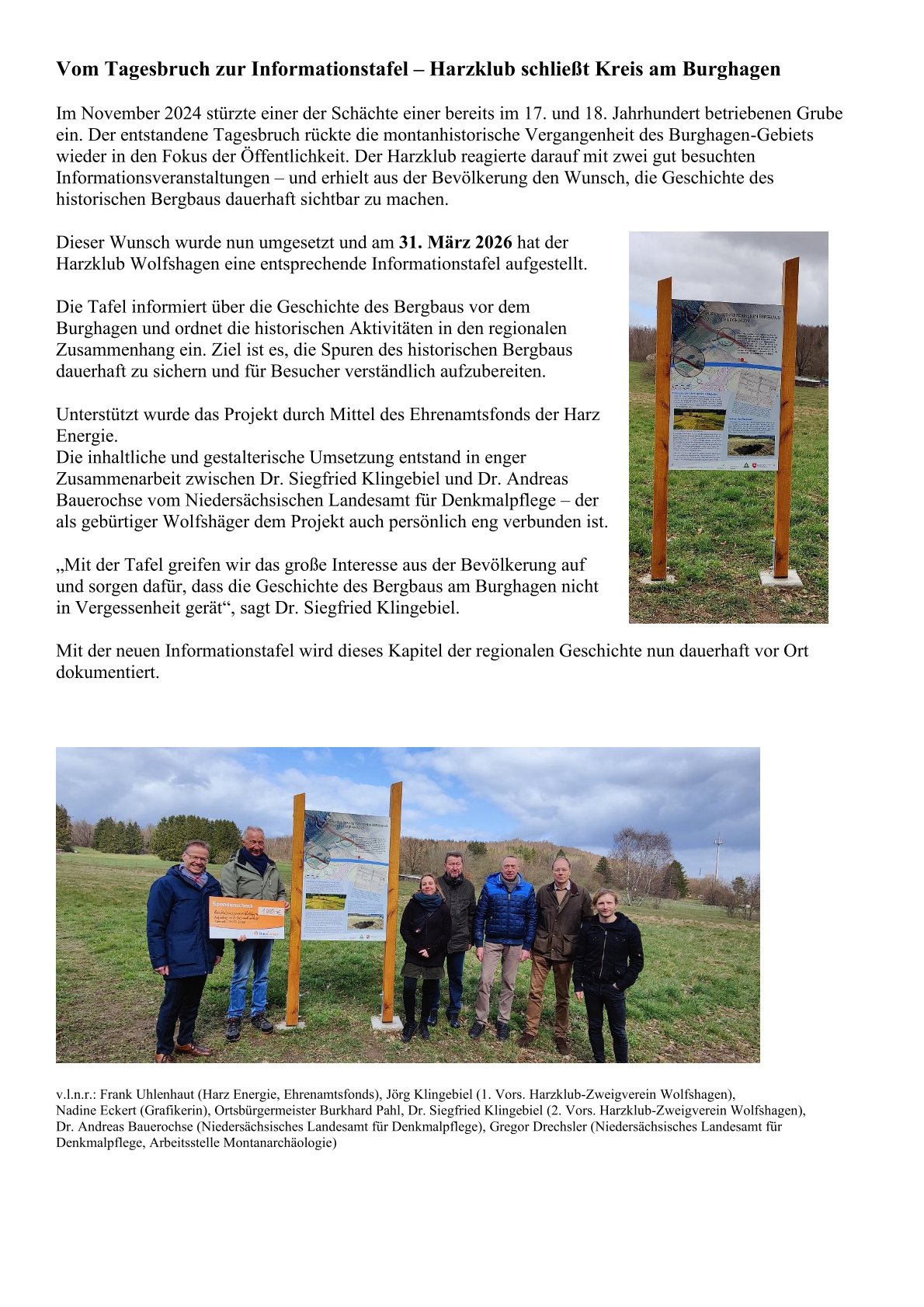 Aufstellung Infotafel Burghagen 1 1